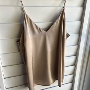 Gold Anine Bing Silk Tank